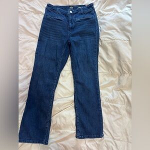 Anthropologie Maeve Essential High rise Straight Cropped Denim Jeans - Size 27